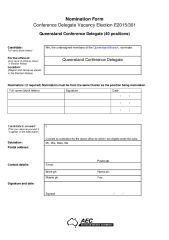 Nomination Form